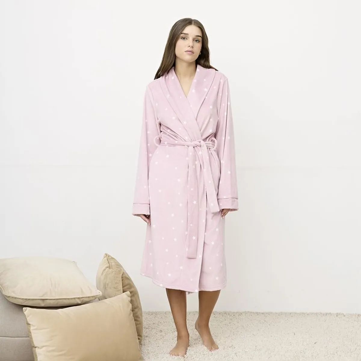 SYBILLA - Bata para dormir para Mujer Manga larga Sybilla