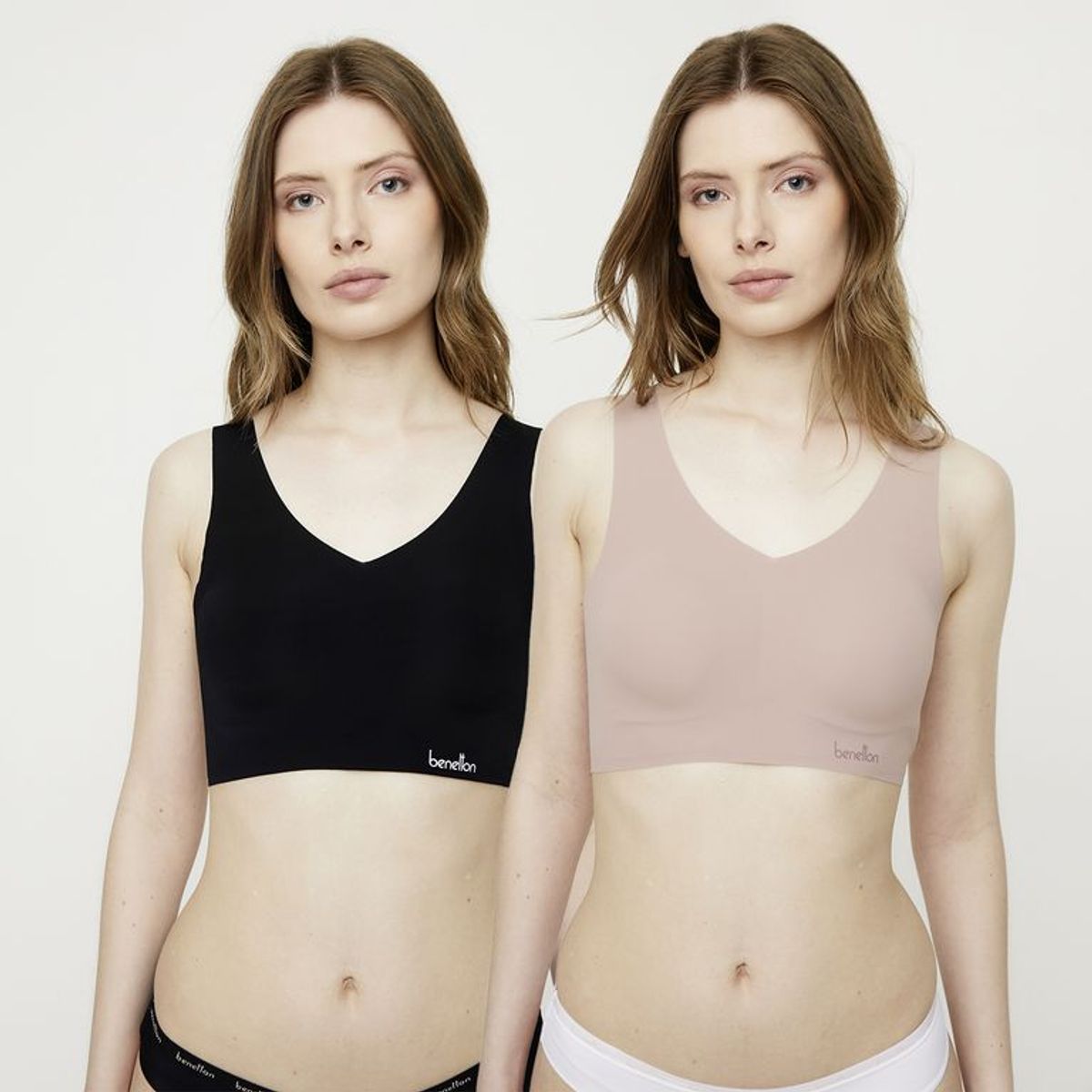 BENETTON - Bralettes Pack de 2 Sin varilla Benetton