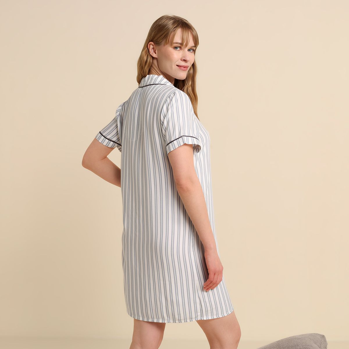 BENETTON - Camisón para Mujer Manga corta Benetton