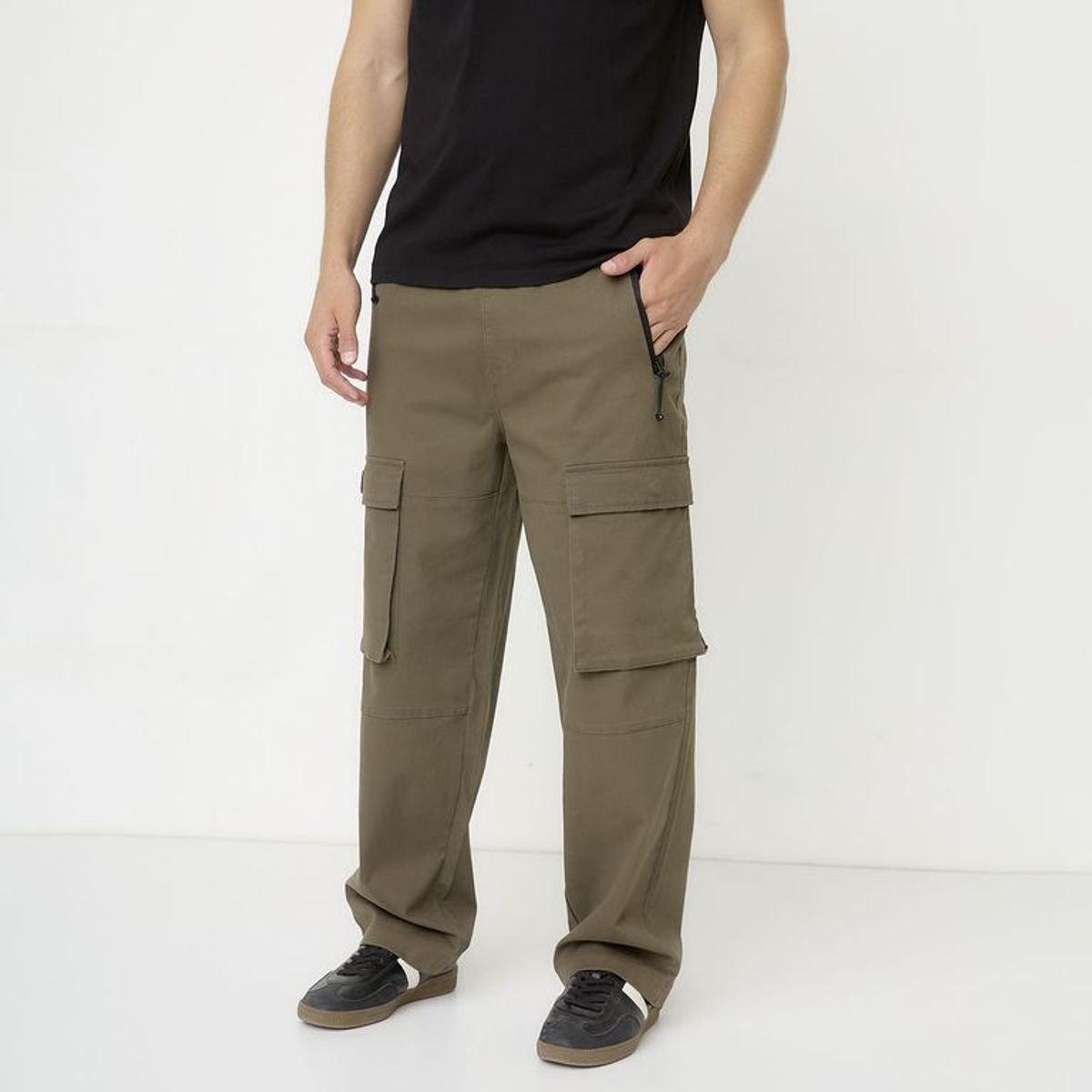 STARTER - Pantalón Cargo Hombre Baggy Starter