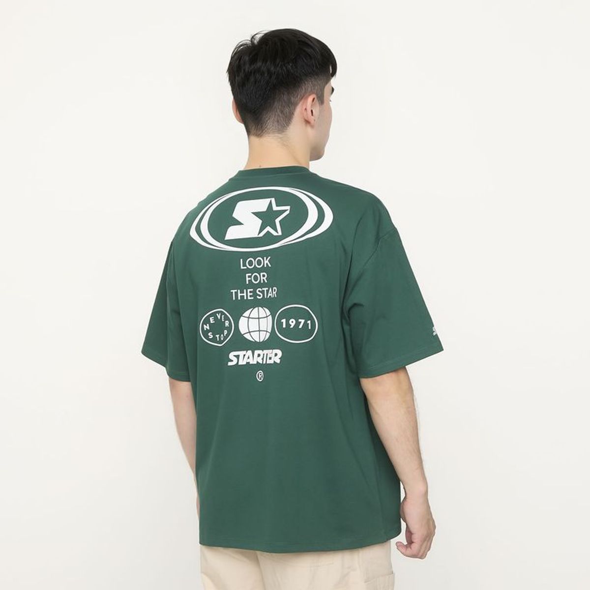 STARTER - Camiseta Hombre con Logo de Algodón Starter 