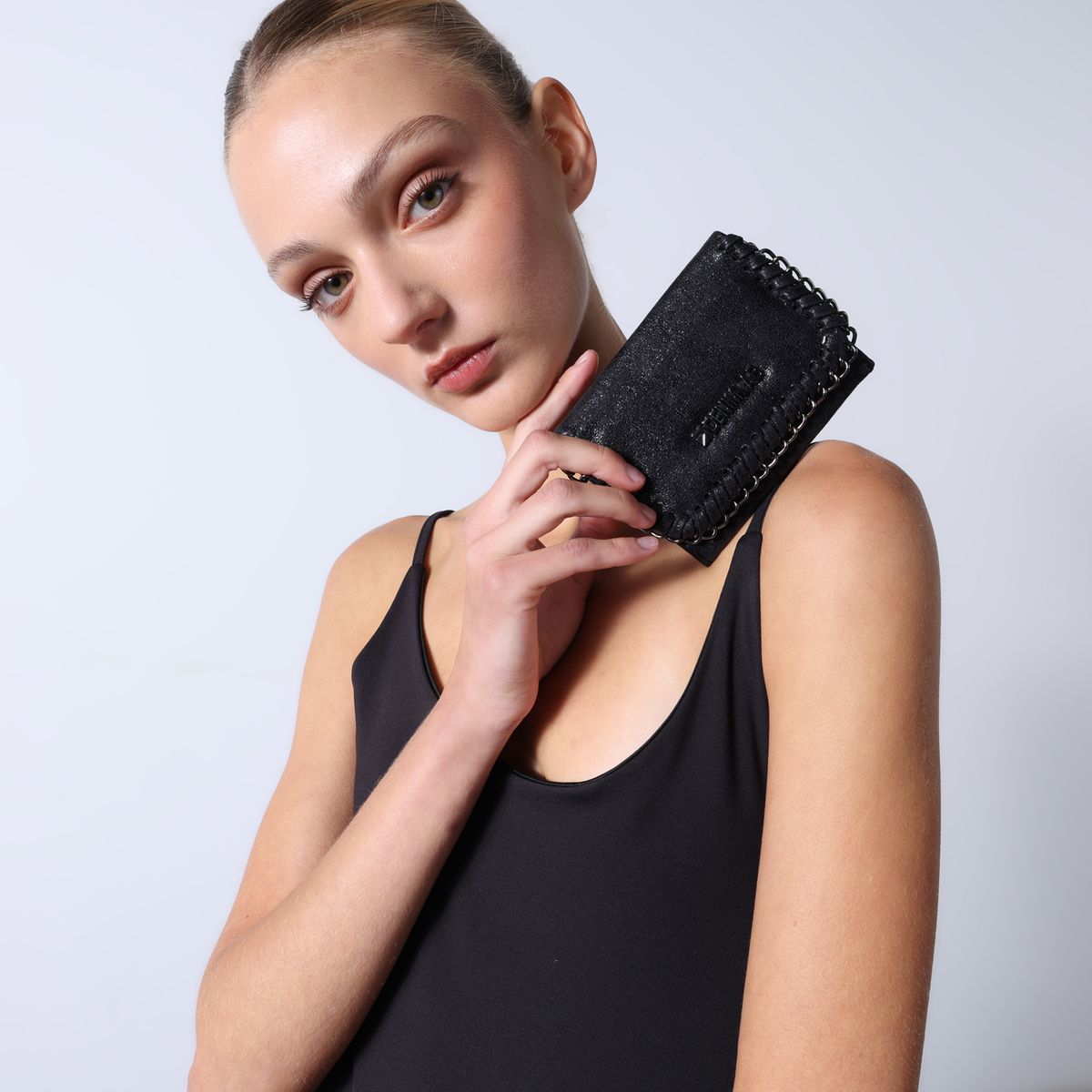 DENIMLAB - Billetera BIA103I26L BLACK ST 
