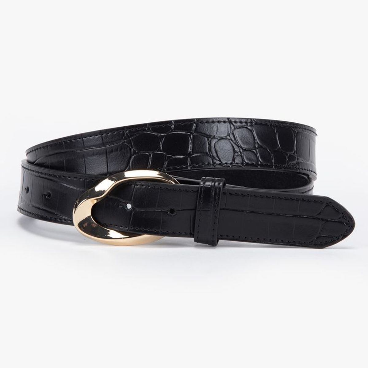 BASEMENT - Cinturón Sintet CIB204AI26 BLACK M/L