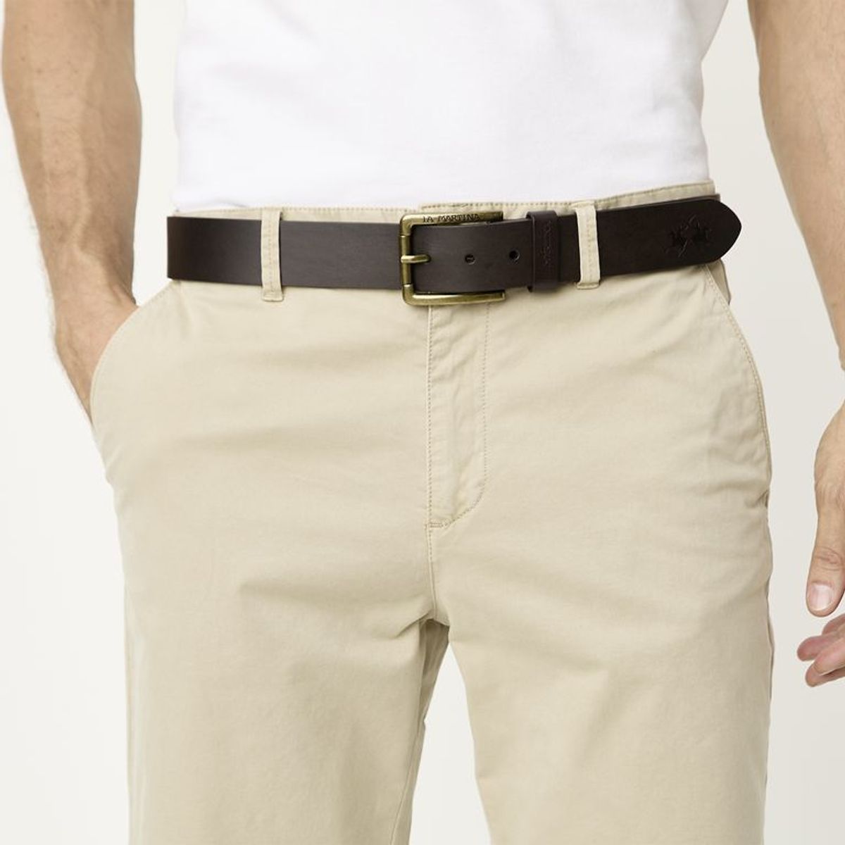 LA MARTINA - Cinturon Hombre La Martina Cuero