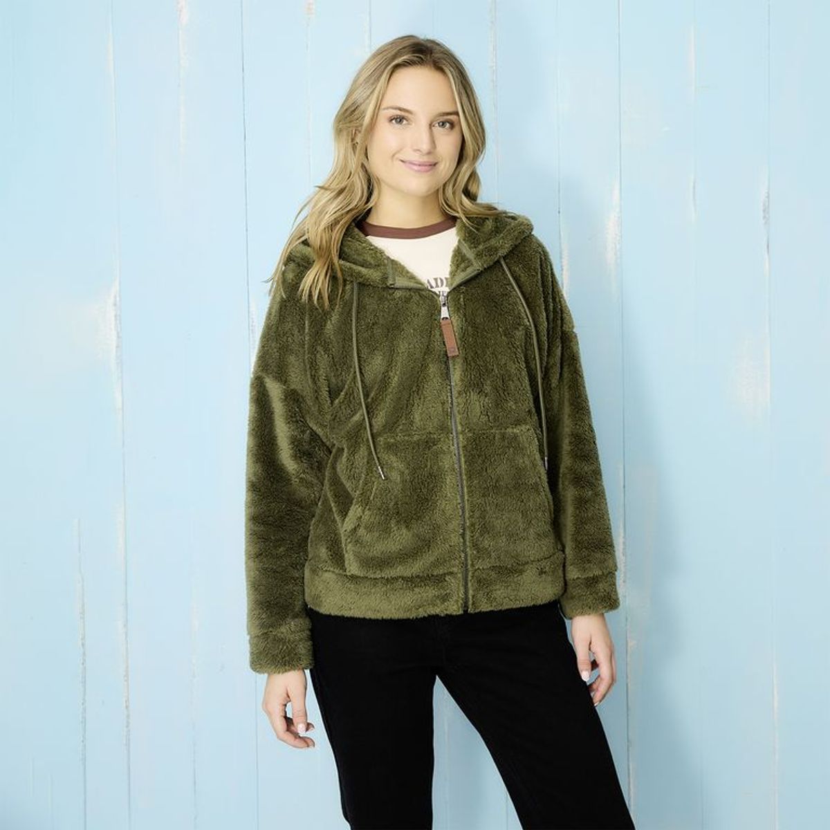 DOO AUSTRALIA - Saco Mujer Efecto pelo Doo Australia