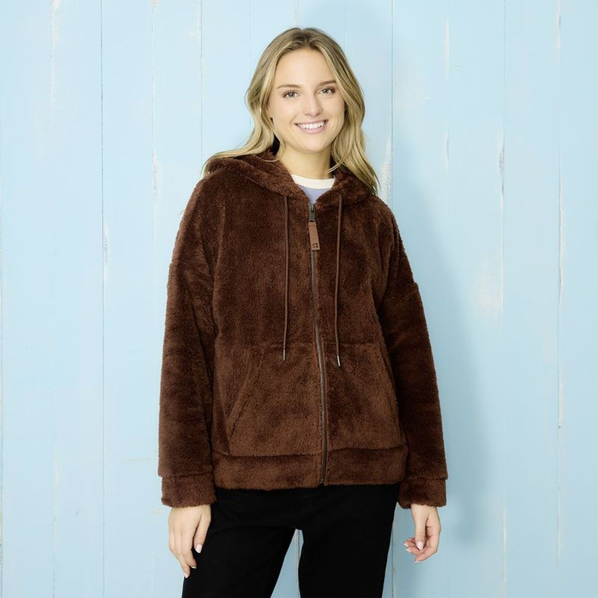 DOO AUSTRALIA - Saco Mujer Efecto pelo Doo Australia