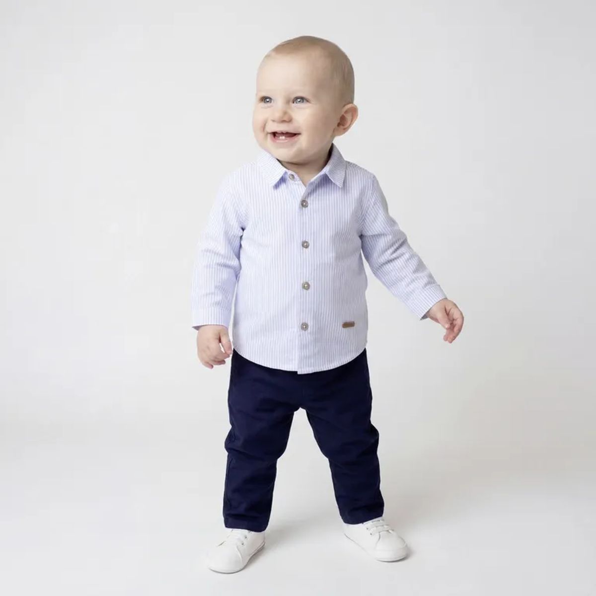 YAMP - Sets Camisa manga larga + Pantalón para Bebé niño en Algodón Yamp
