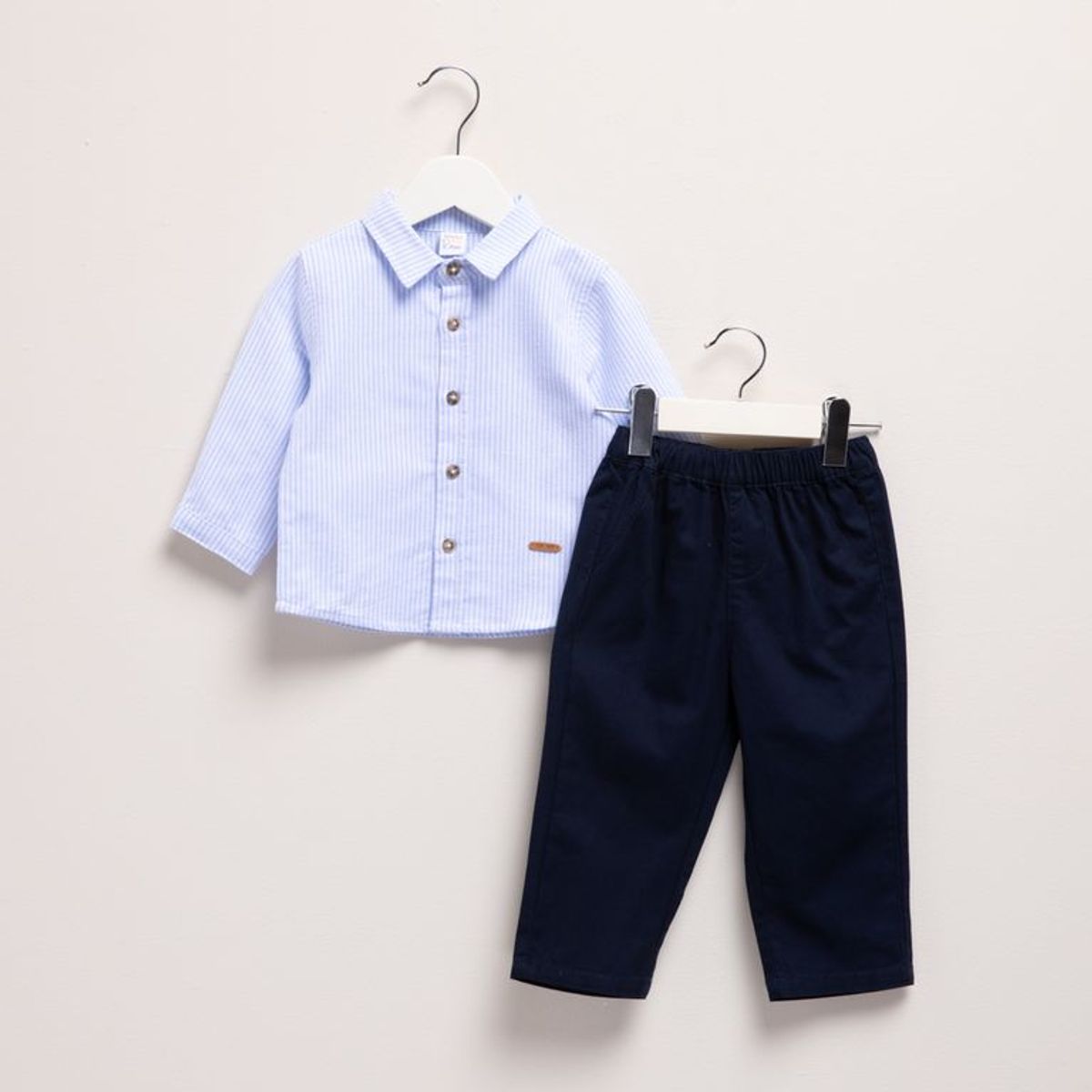 YAMP - Sets Camisa manga larga + Pantalón para Bebé niño en Algodón Yamp