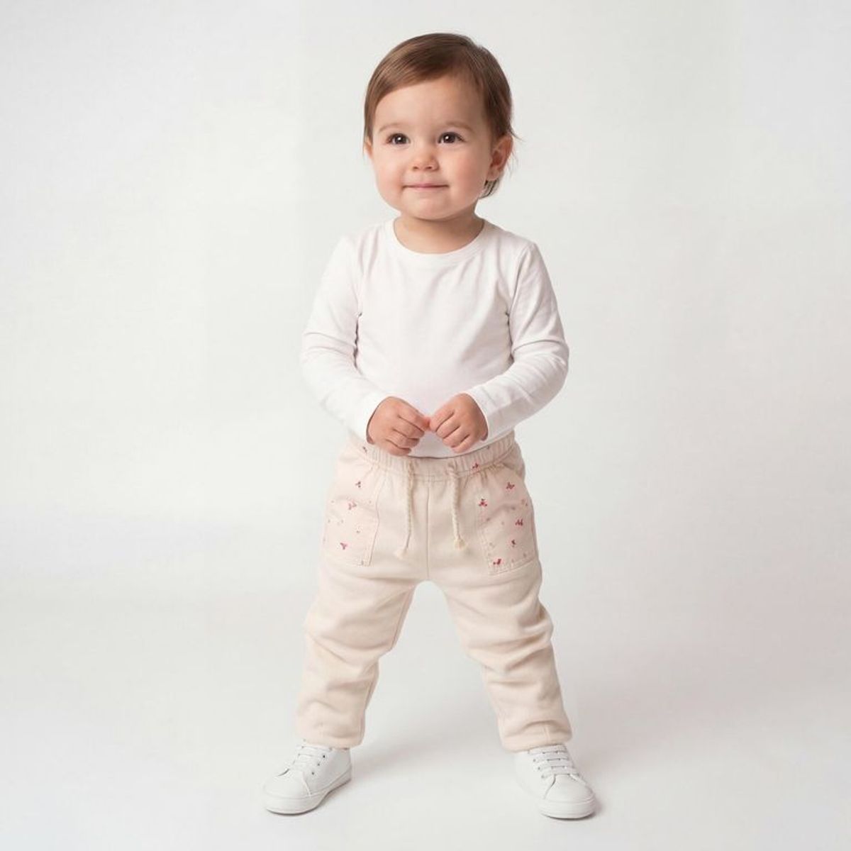 YAMP - Pantalón para Bebé niña de Algodón Yamp