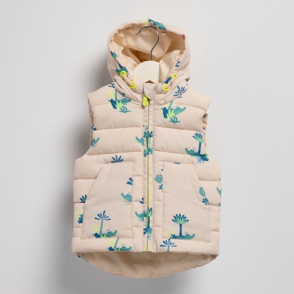 YAMP - Chaleco Con capucha para Bebé niño  Acolchado  Yamp
