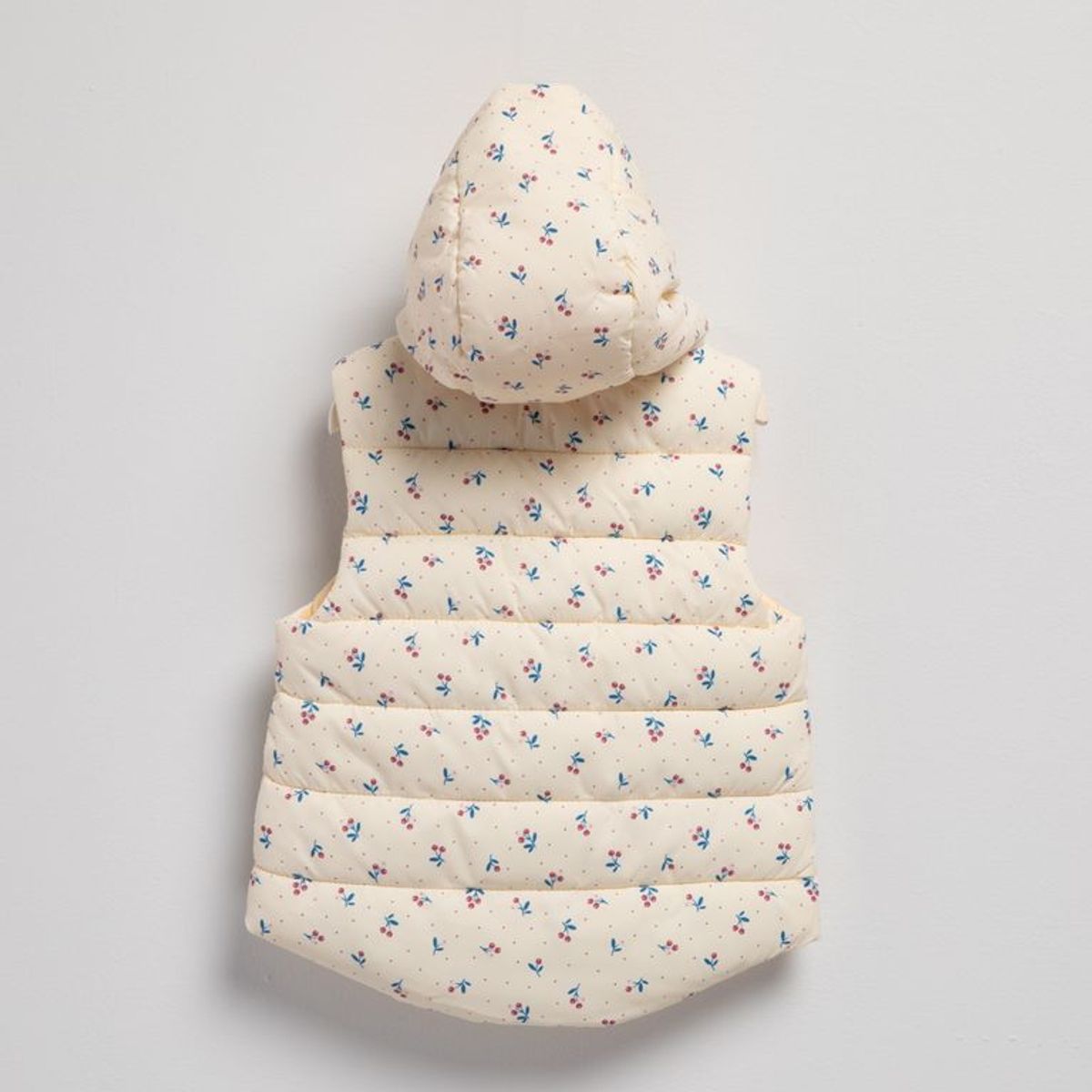 YAMP - Chaleco Con capucha para Bebé niña  con Flores Yamp