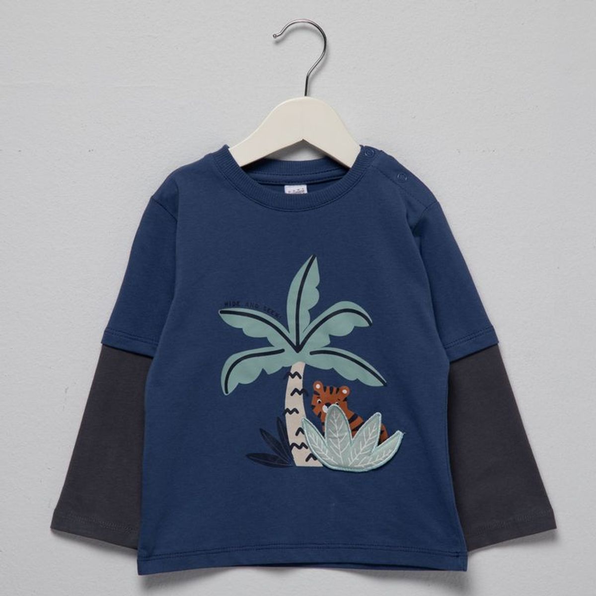 YAMP - Camiseta manga larga para Bebé niño de Algodón Yamp