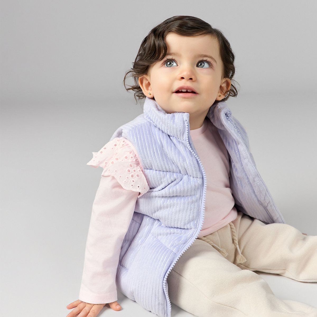 YAMP - Chaleco para Bebé niña Acolchado Yamp