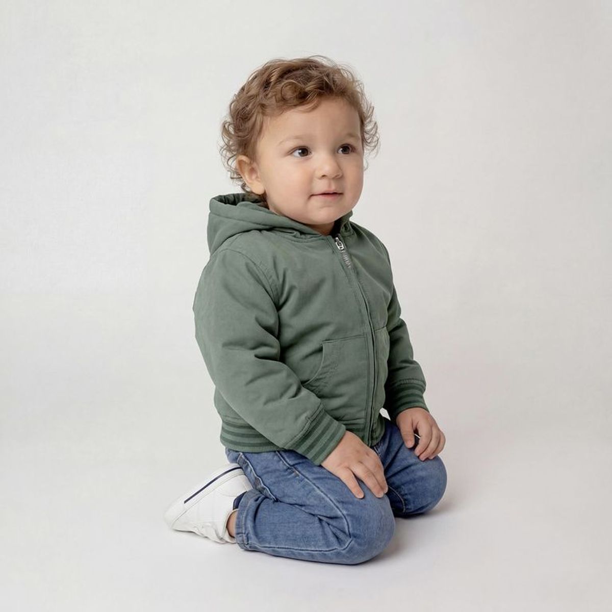 YAMP - Chaqueta Con capucha para Bebé niño  Yamp
