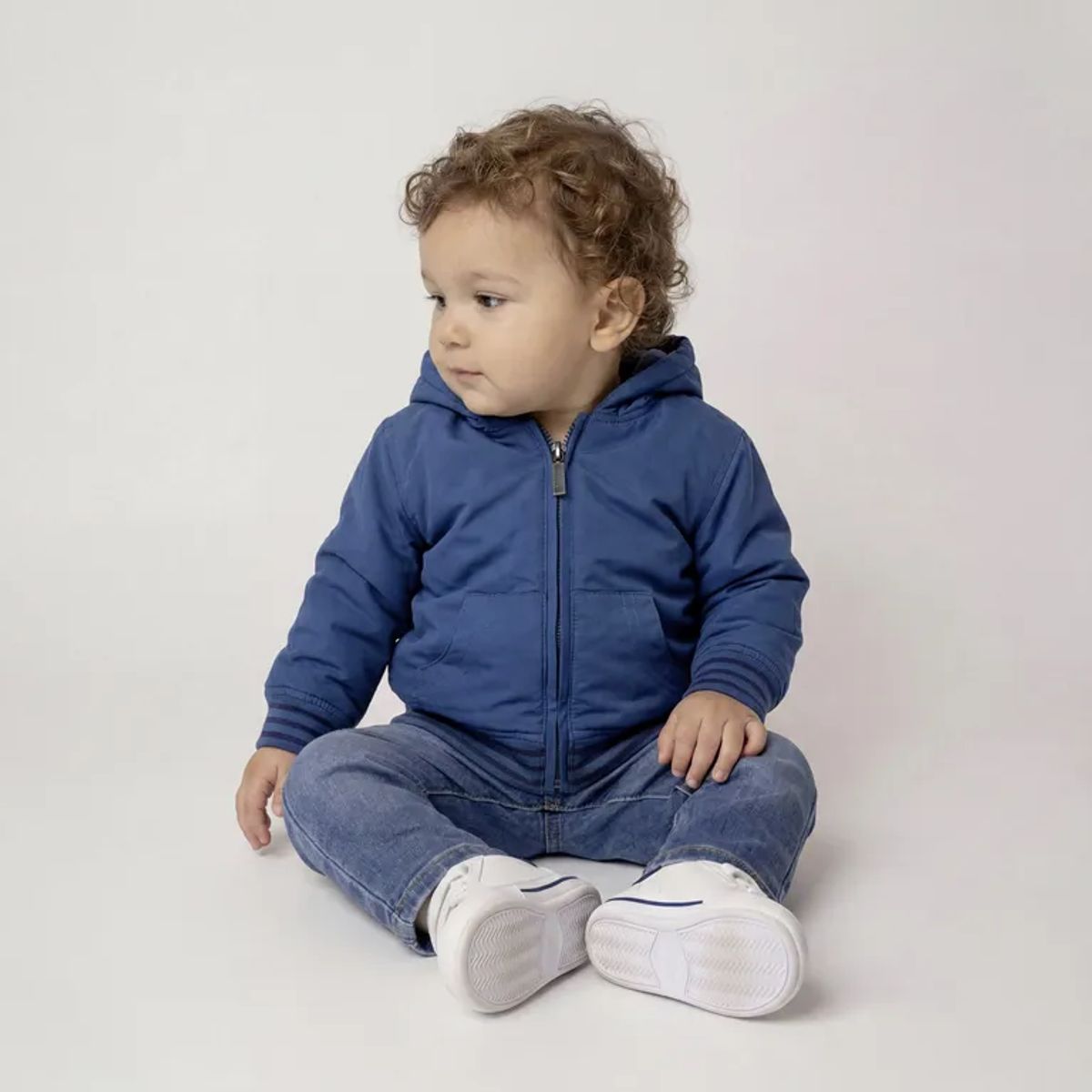 YAMP - Chaqueta Con capucha para Bebé niño  Yamp