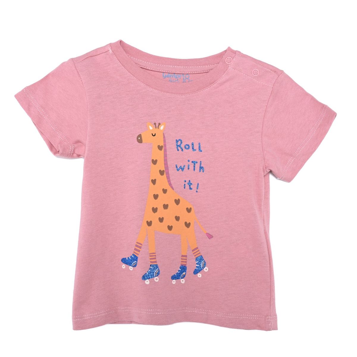 YAMP - Camiseta para Bebé niña con Estampado de Algodón Yamp