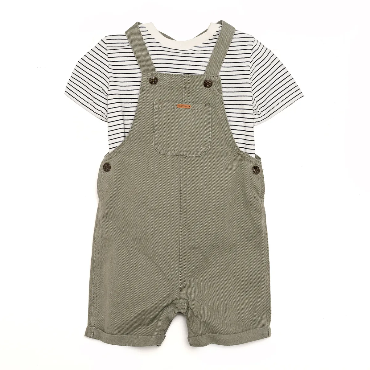 YAMP - Sets Jardinera + Camiseta manga corta para Bebé niño en Algodón Yamp
