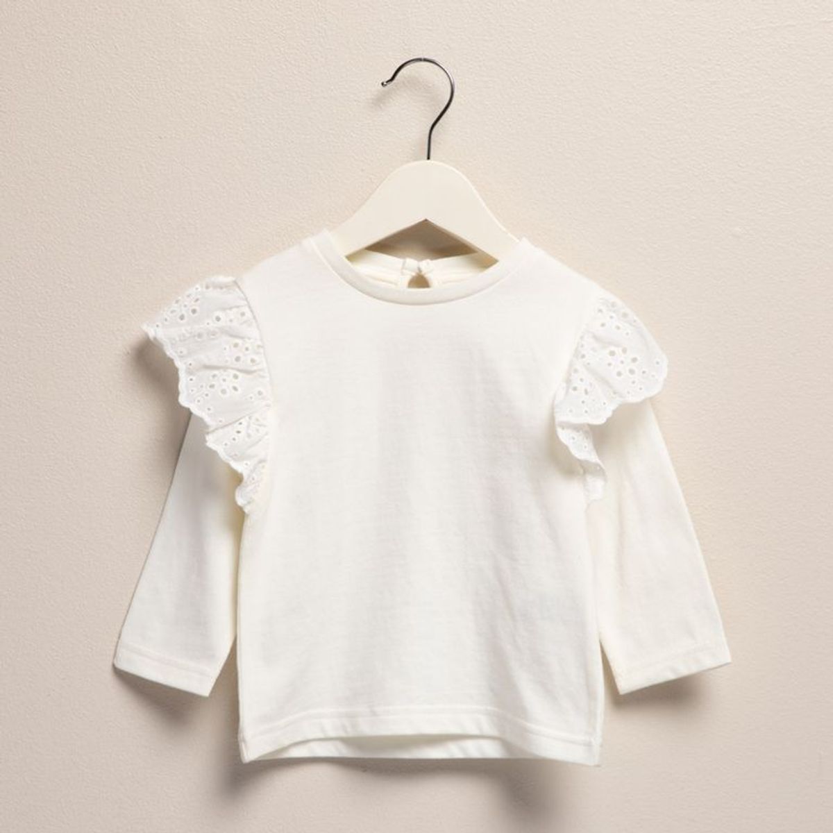 YAMP - Camiseta para Bebé niña  con Boleros  Manga larga de Algodón Yamp