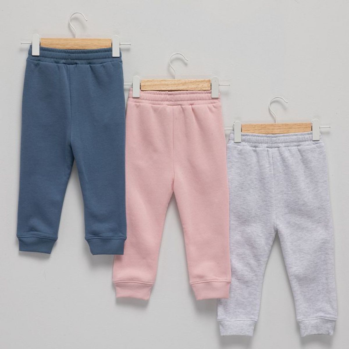 YAMP - Pack de 3 Jogger para Bebé niña de Algodón Yamp