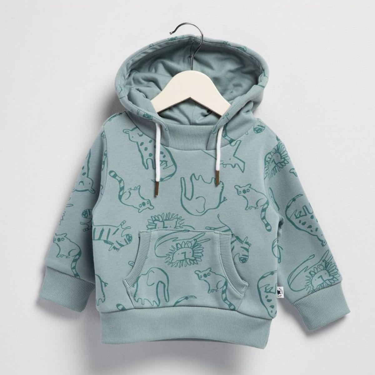 YAMP - Saco Con capucha para Bebé niño con Estampado de Algodón Yamp