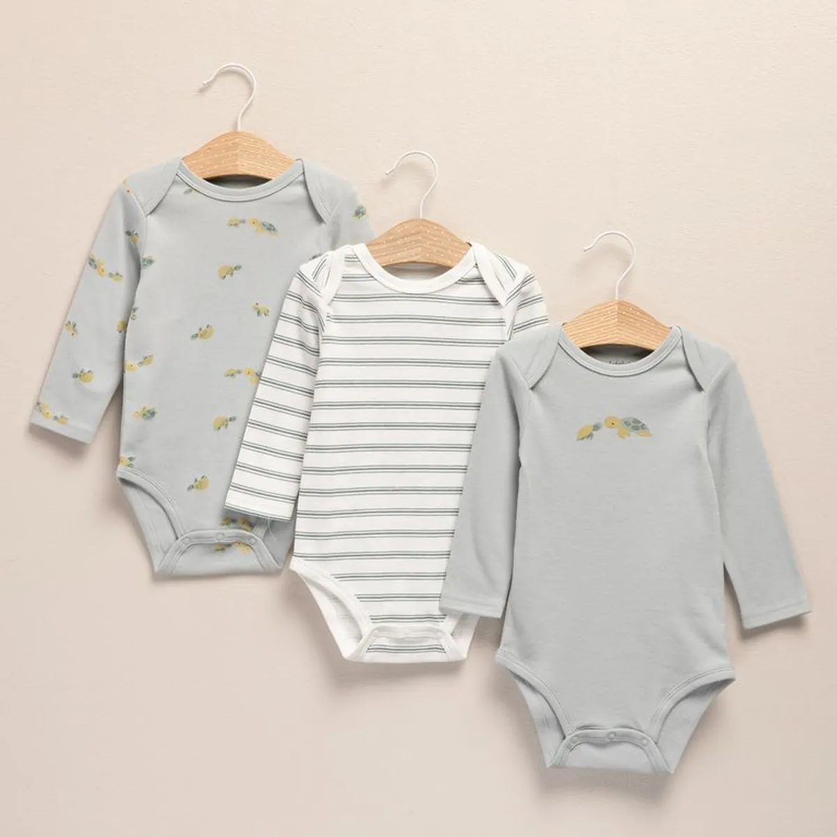 YAMP - Bodie para Bebé niño Pack de 3 unidades de Algodón Yamp