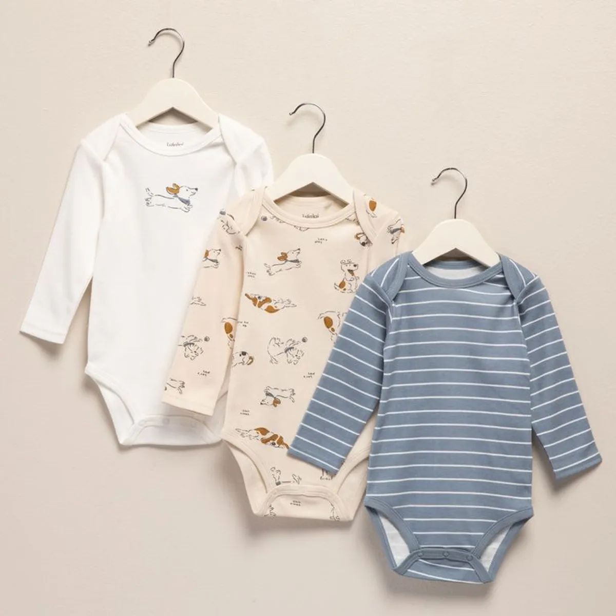 YAMP - Bodie para Bebé niño Pack de 3 unidades de Algodón Yamp