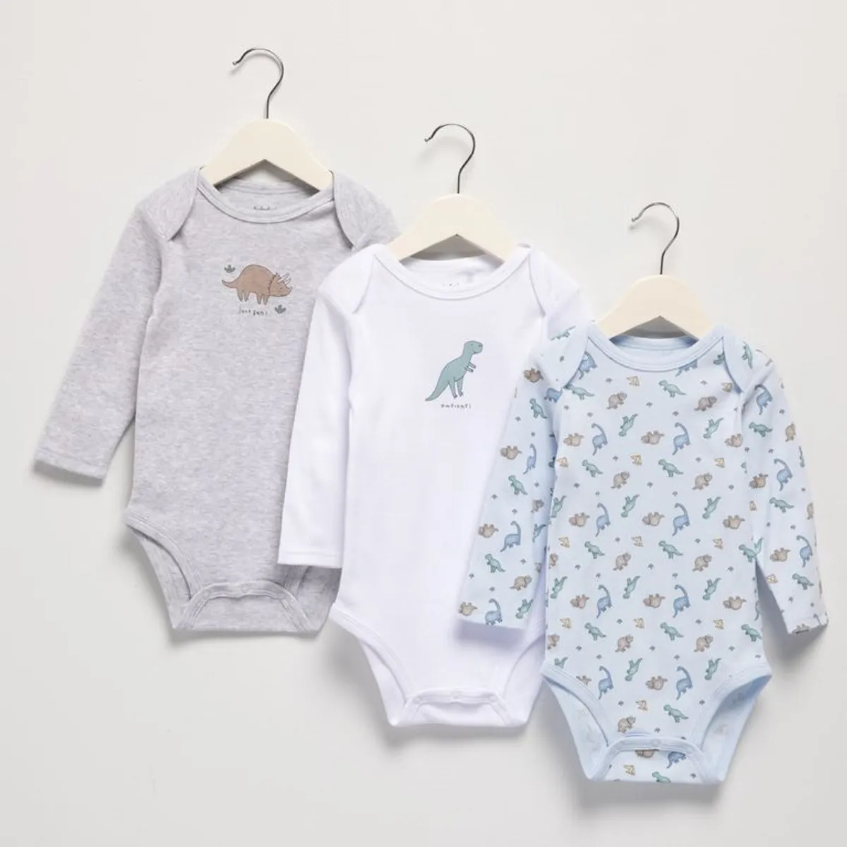 YAMP - Bodie para Bebé niño Pack de 3 unidades de Algodón Yamp