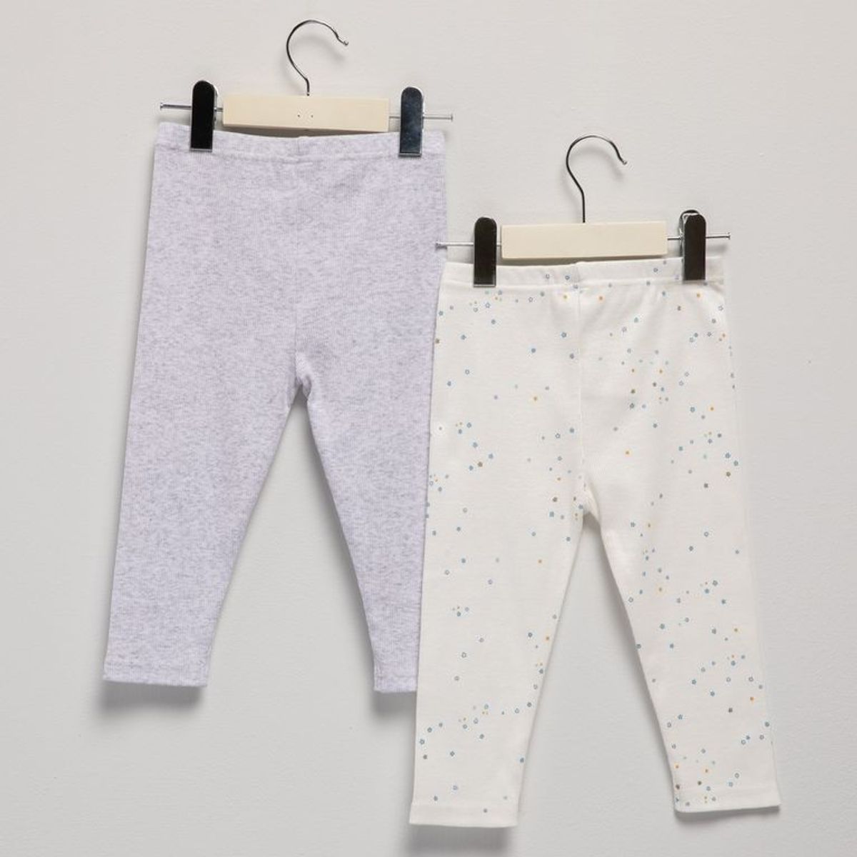 YAMP - Pantalón para Bebé niña Pack de 2 unidades de Algodón Yamp