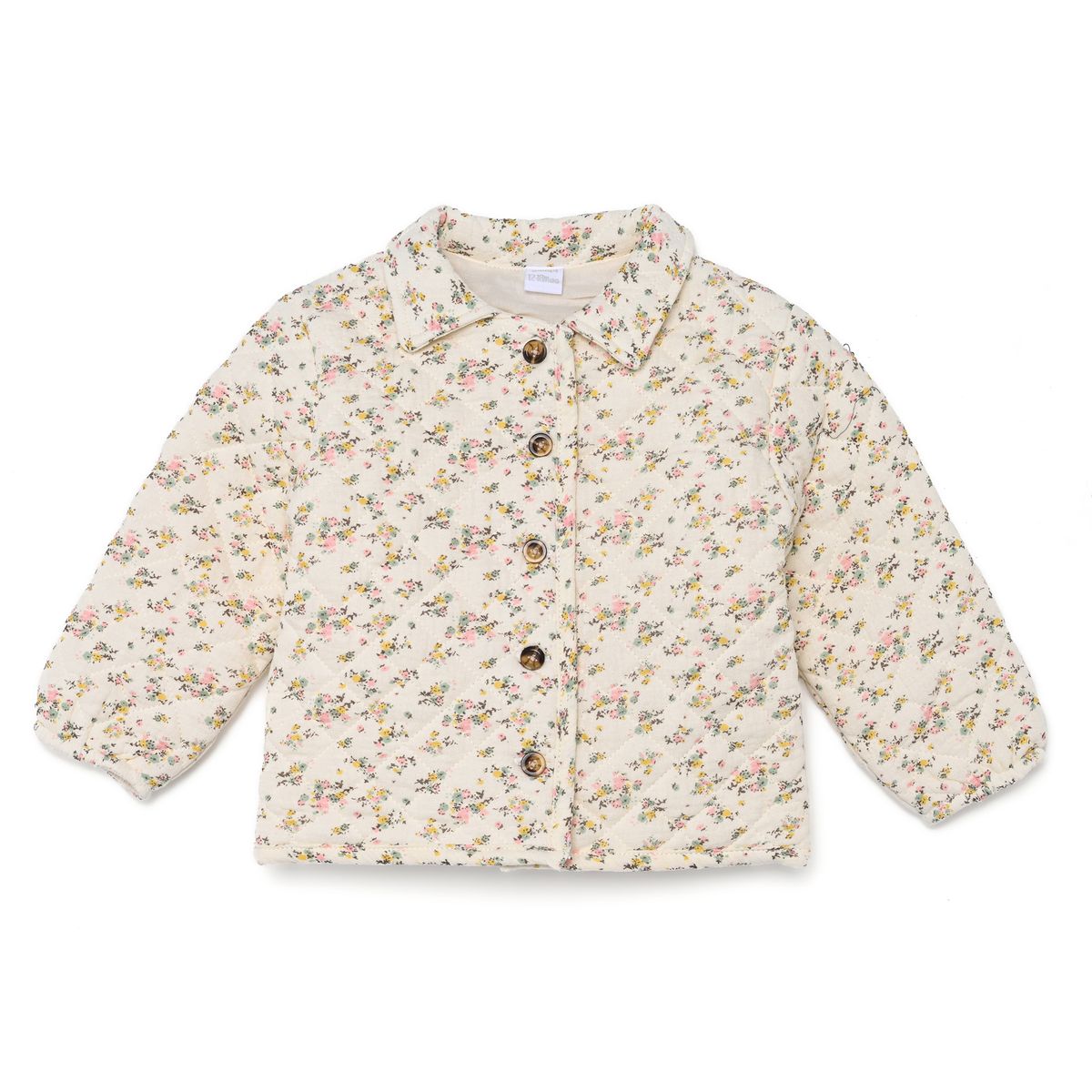 YAMP - Chaqueta para Bebé niña de Flores Manga larga de Algodón Yamp