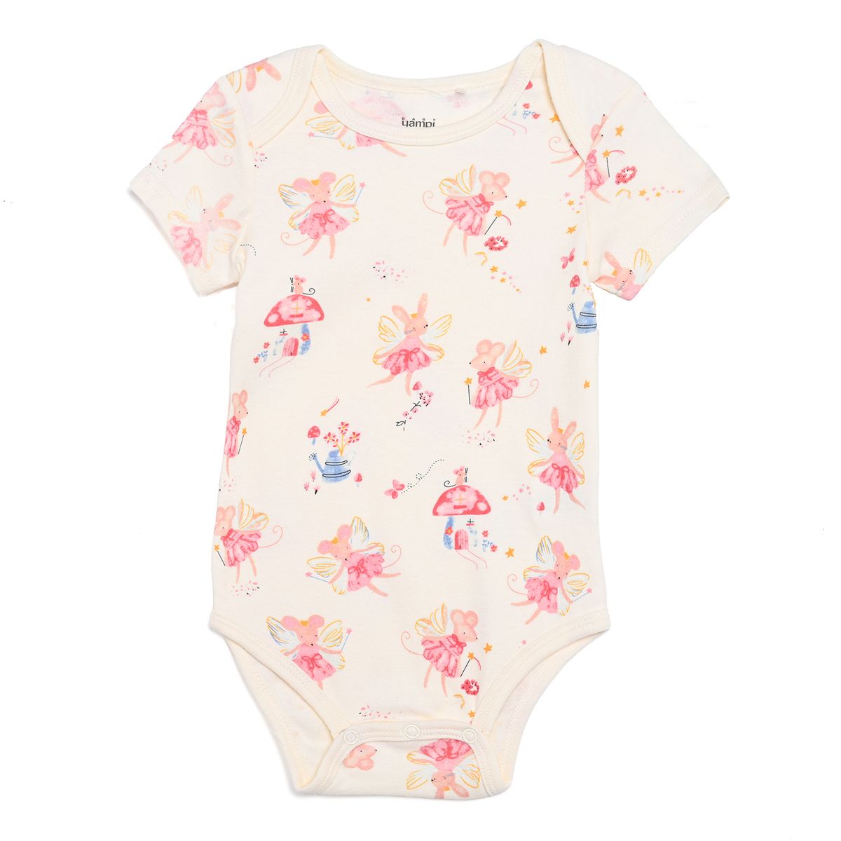 YAMP - Bodie para Bebé niña Pack de 5 unidades de Algodón Yamp