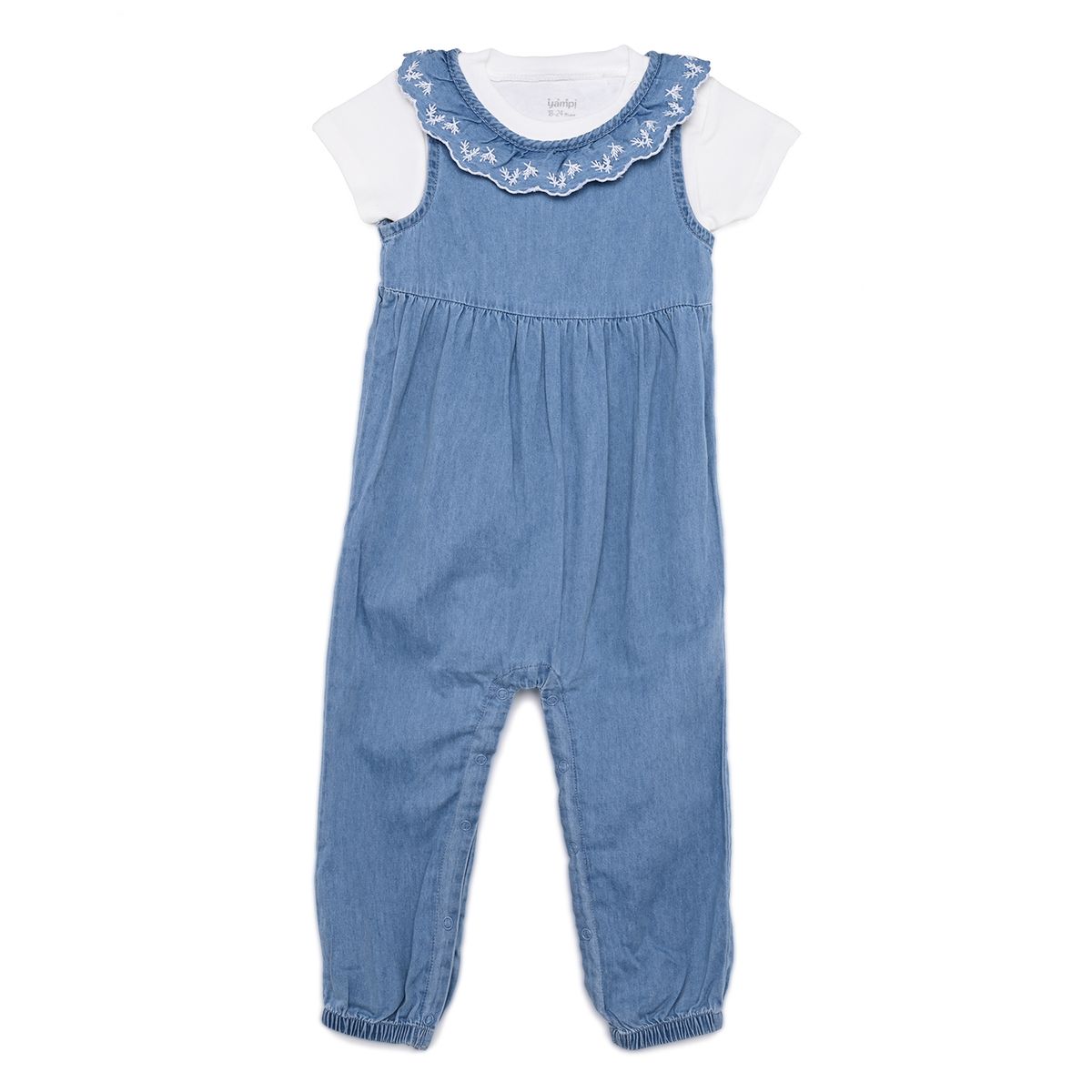 YAMP - Conjunto Enterizo + Body manga corta para Bebé niña en Algodón Yamp