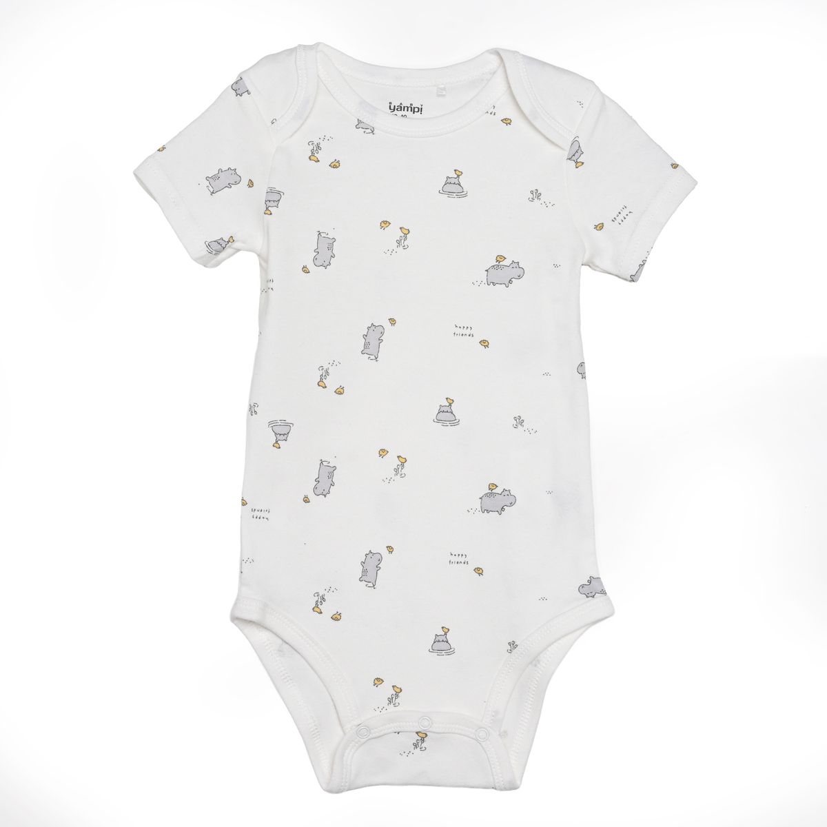 YAMP - Bodie para Bebé niño Pack de 3 unidades de Algodón Yamp