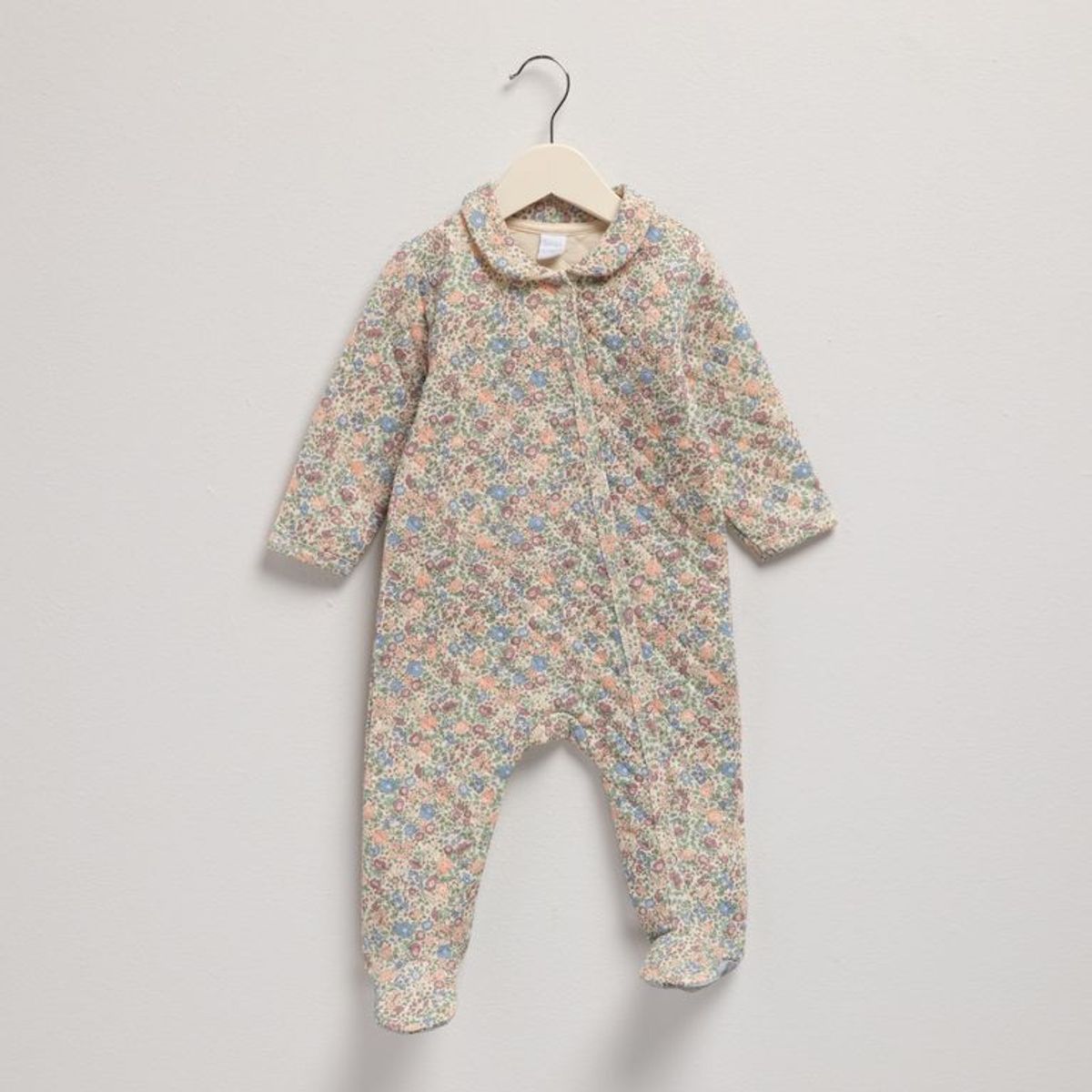 YAMP - Enterizo para Bebé niña con Flores Manga larga de Algodón Yamp