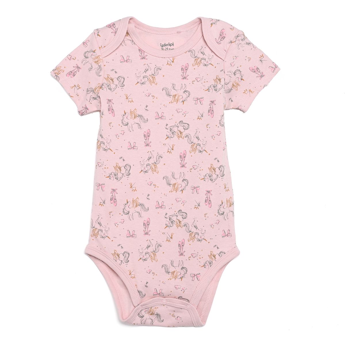 YAMP - Bodies para Bebé niña Pack de 3 unidades de Algodón Yamp