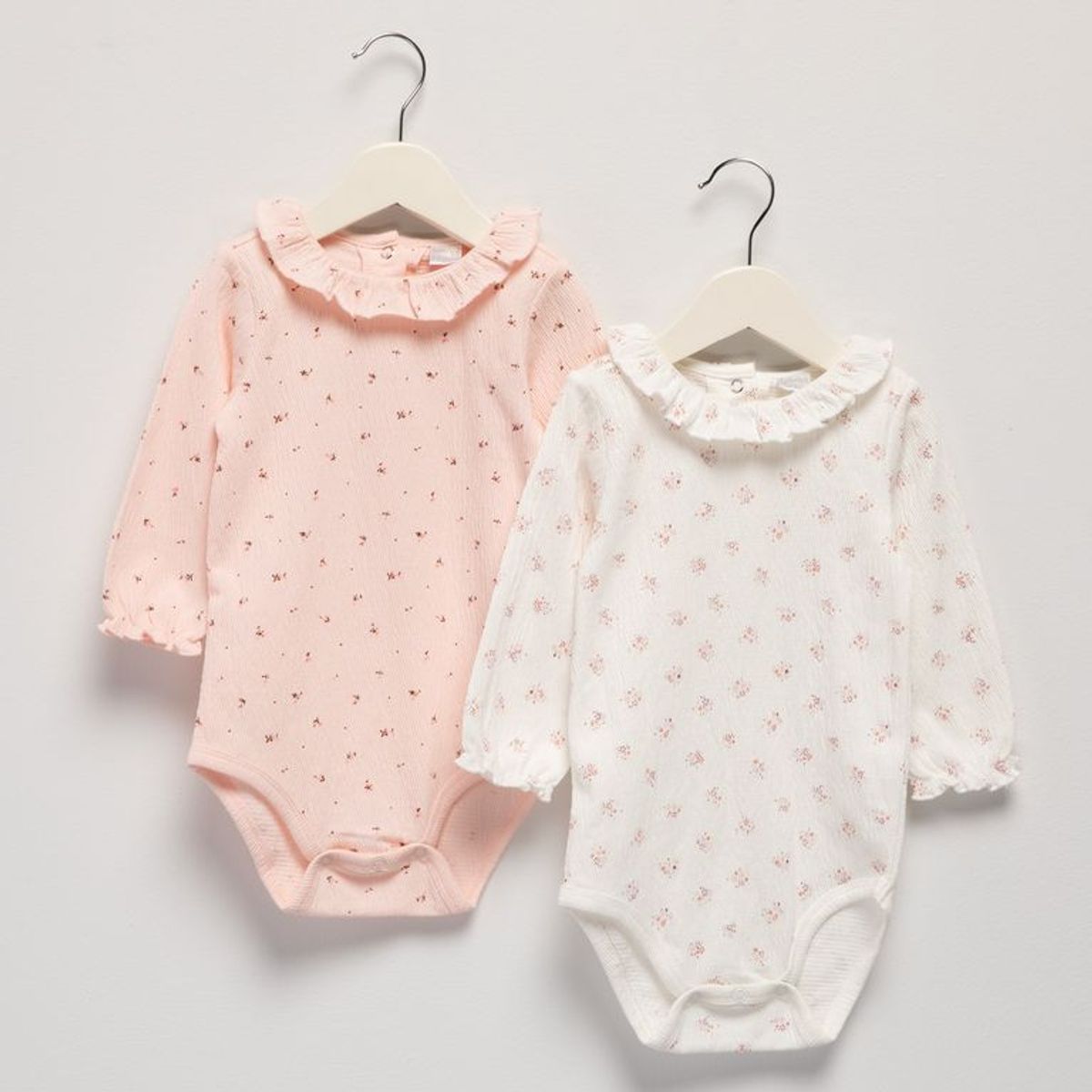 YAMP - Bodie para Bebé niña Pack de 2 unidades Con cuello de Algodón Yamp