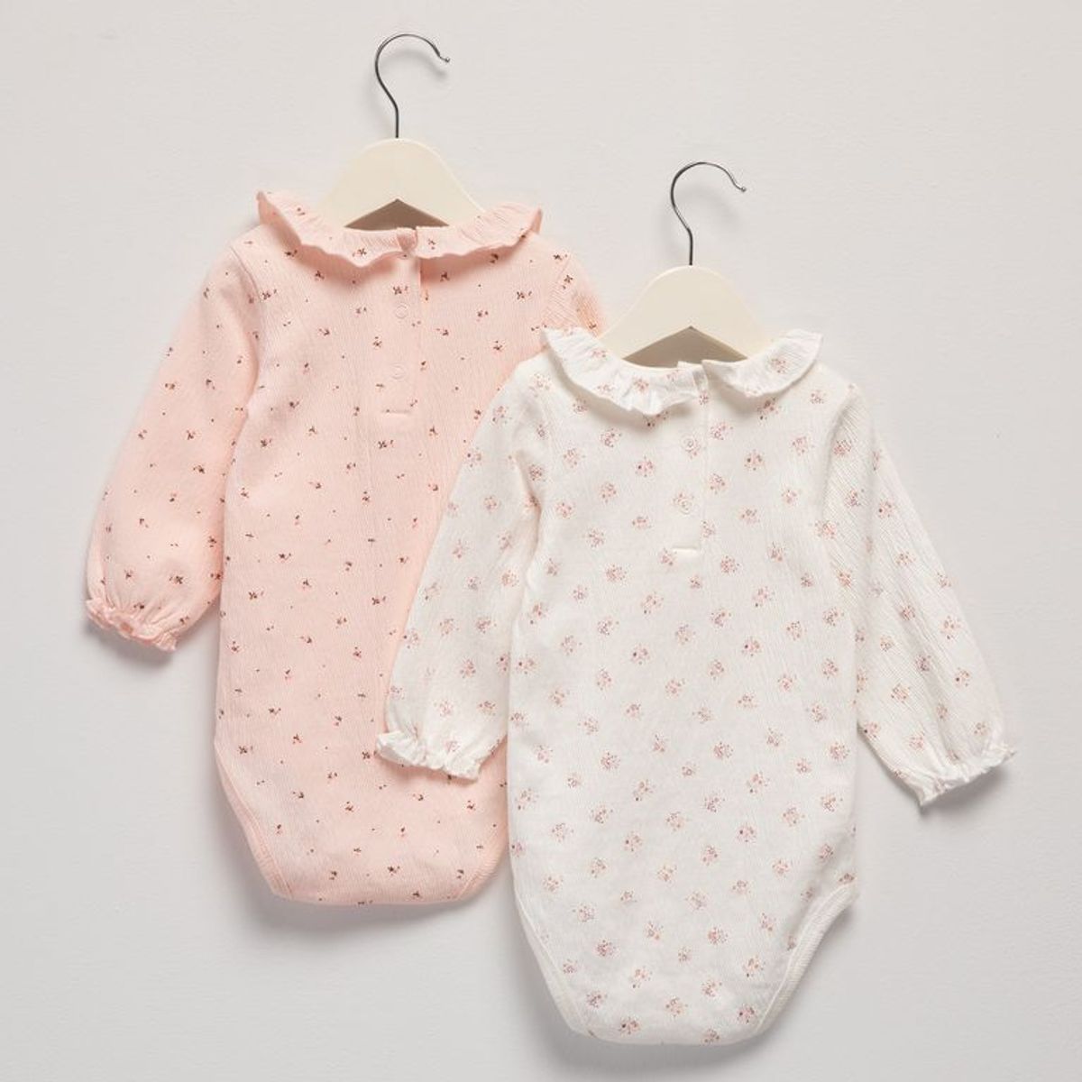 YAMP - Bodie para Bebé niña Pack de 2 unidades Con cuello de Algodón Yamp