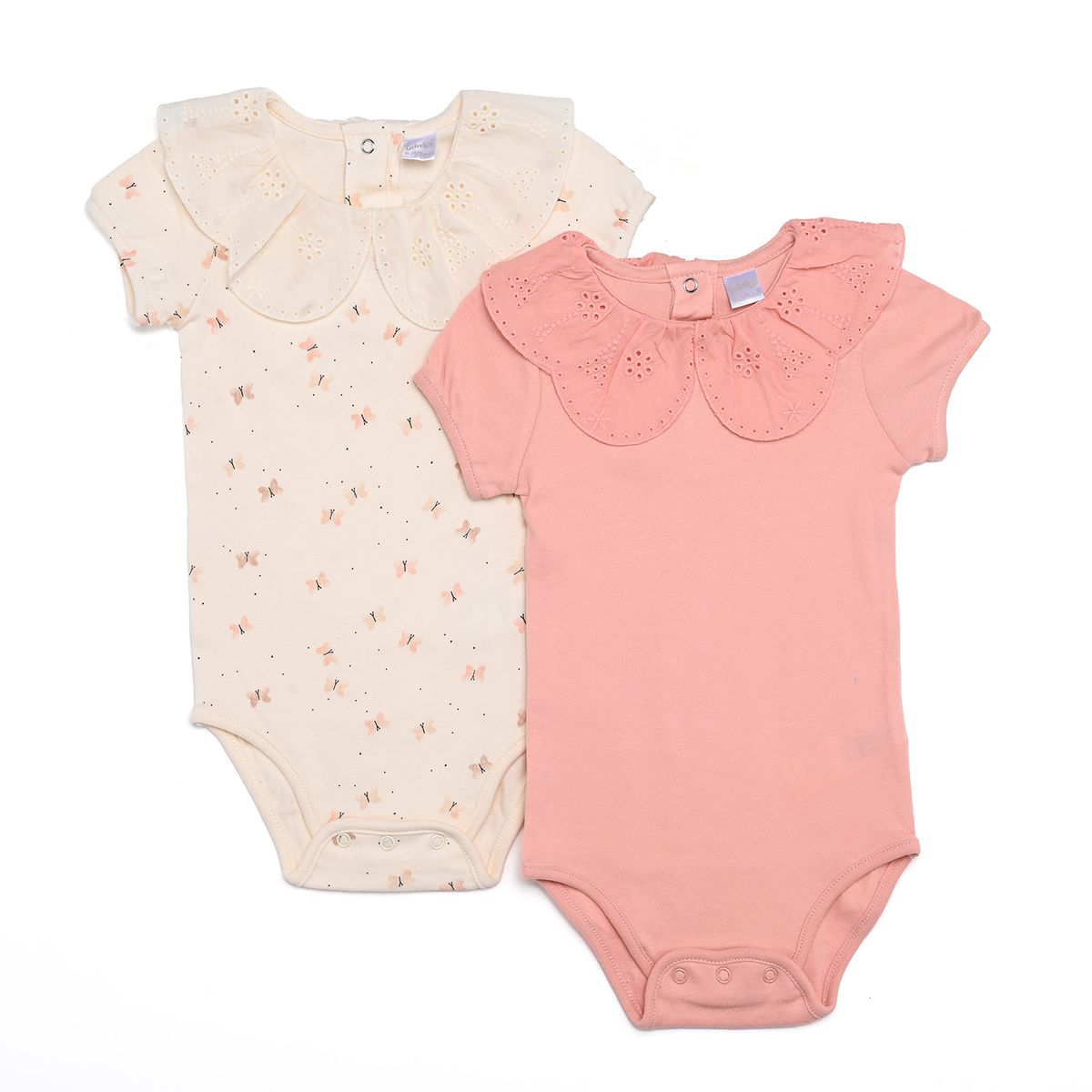 YAMP - Bodie para Bebé niña Pack de 2 unidades Con cuello de Algodón Yamp