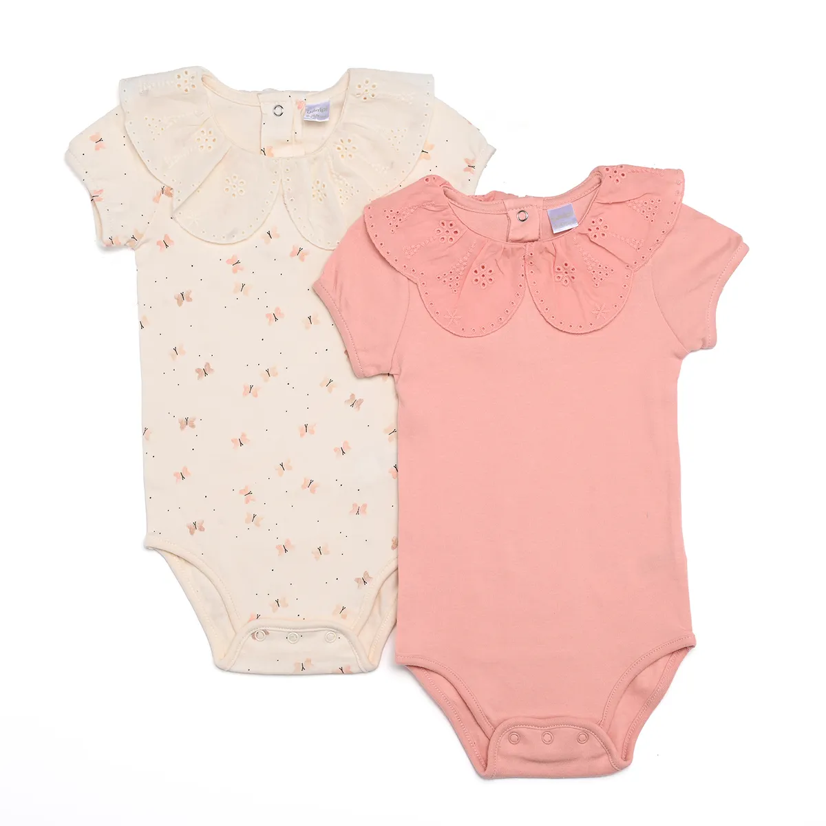 YAMP - Bodie para Bebé niña Pack de 2 unidades Con cuello de Algodón Yamp