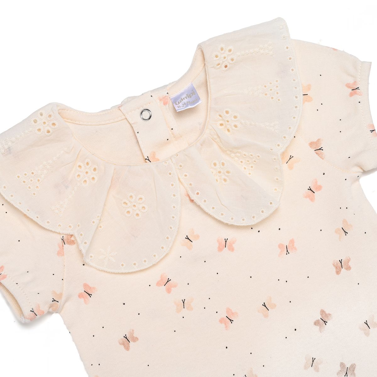 YAMP - Bodie para Bebé niña Pack de 2 unidades Con cuello de Algodón Yamp