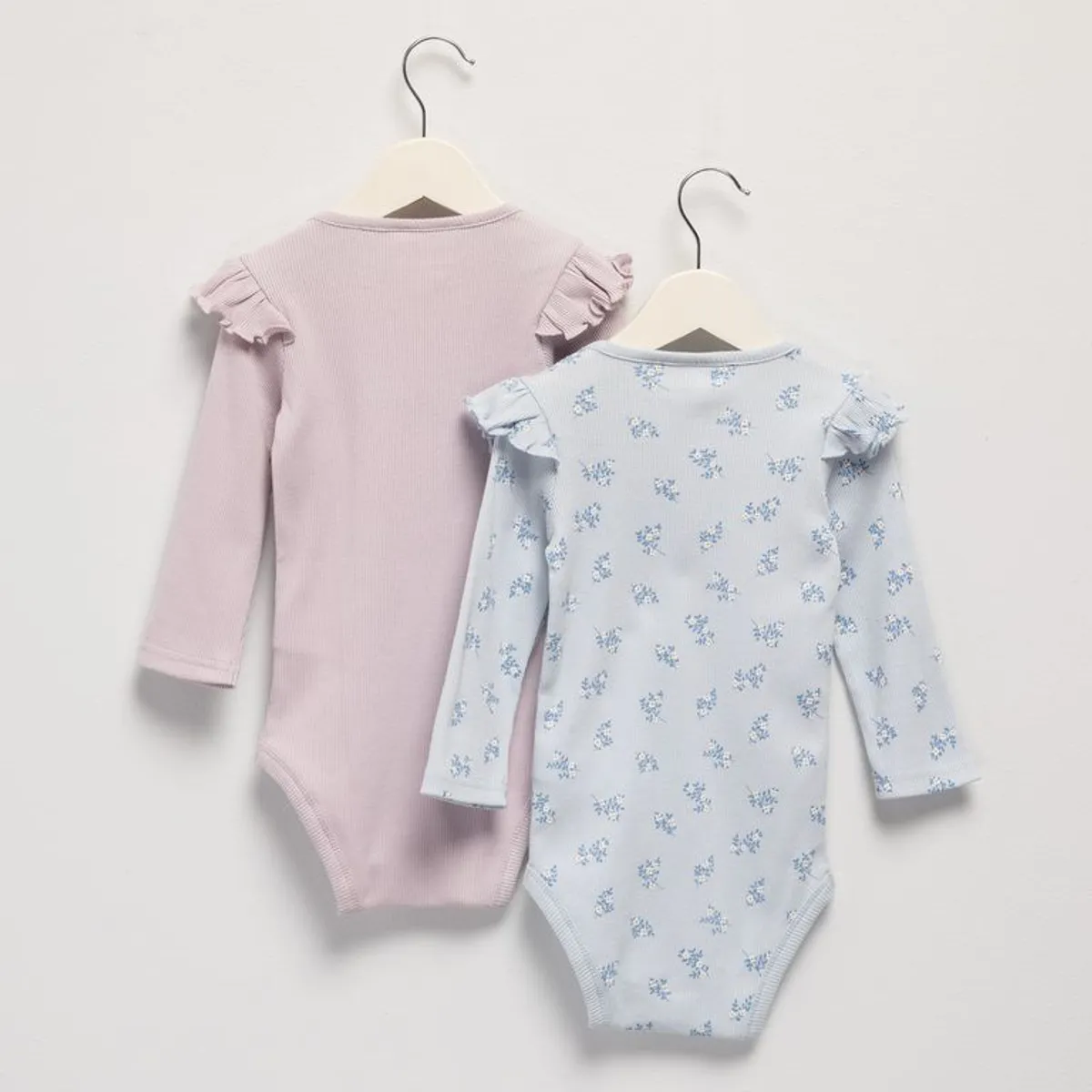 YAMP - Bodie para Bebé niña Pack de 2 unidades Con cuello de Algodón Yamp