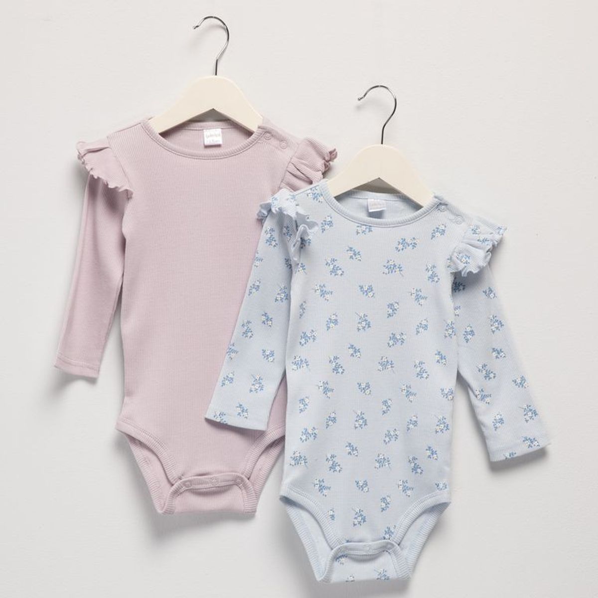 YAMP - Bodie para Bebé niña Pack de 2 unidades Con cuello de Algodón Yamp