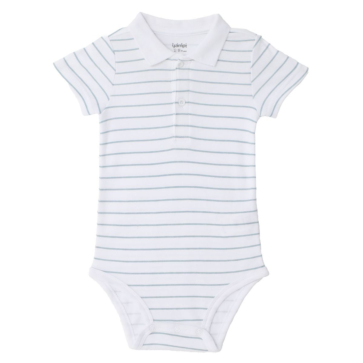 YAMP - Bodie para Bebé niño Pack de 2 unidades Con cuello de Algodón Yamp