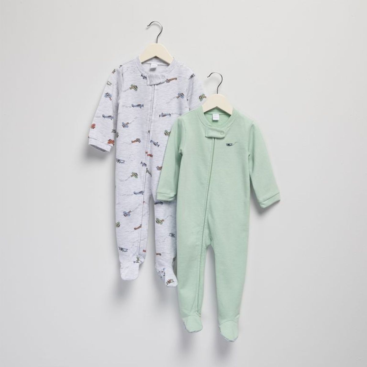 YAMP - Pijama para Bebé niño Pack de 2 unidades Manga larga de Algodón Yamp