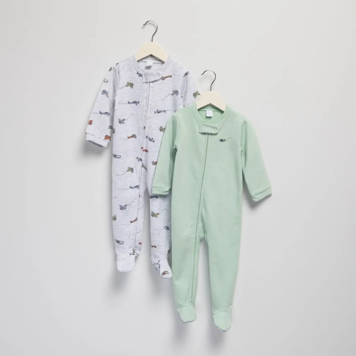 YAMP - Pijama para Bebé niño Pack de 2 unidades Manga larga de Algodón Yamp