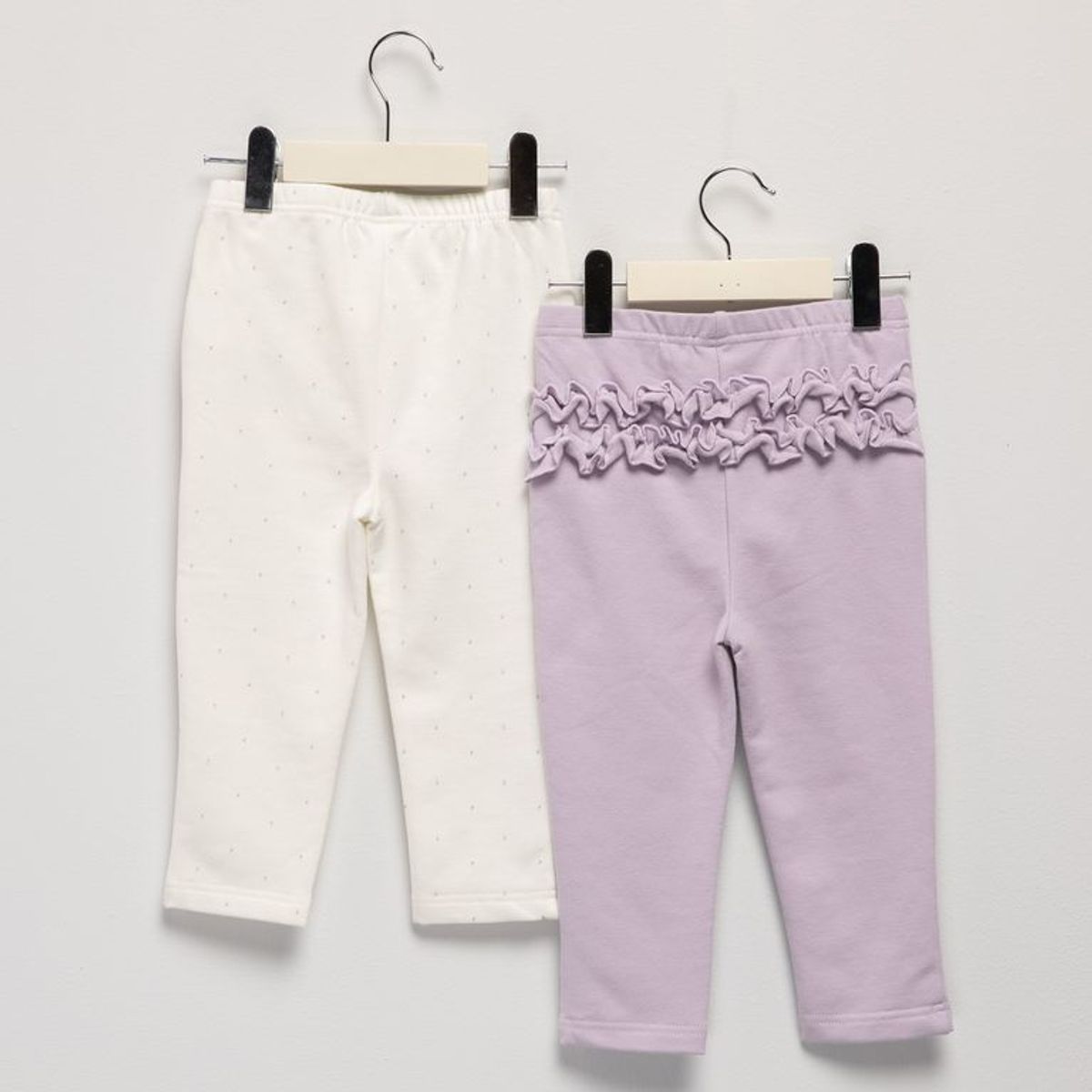 YAMP - Pantalón para Bebé niña Pack de 2 unidades de Algodón Yamp