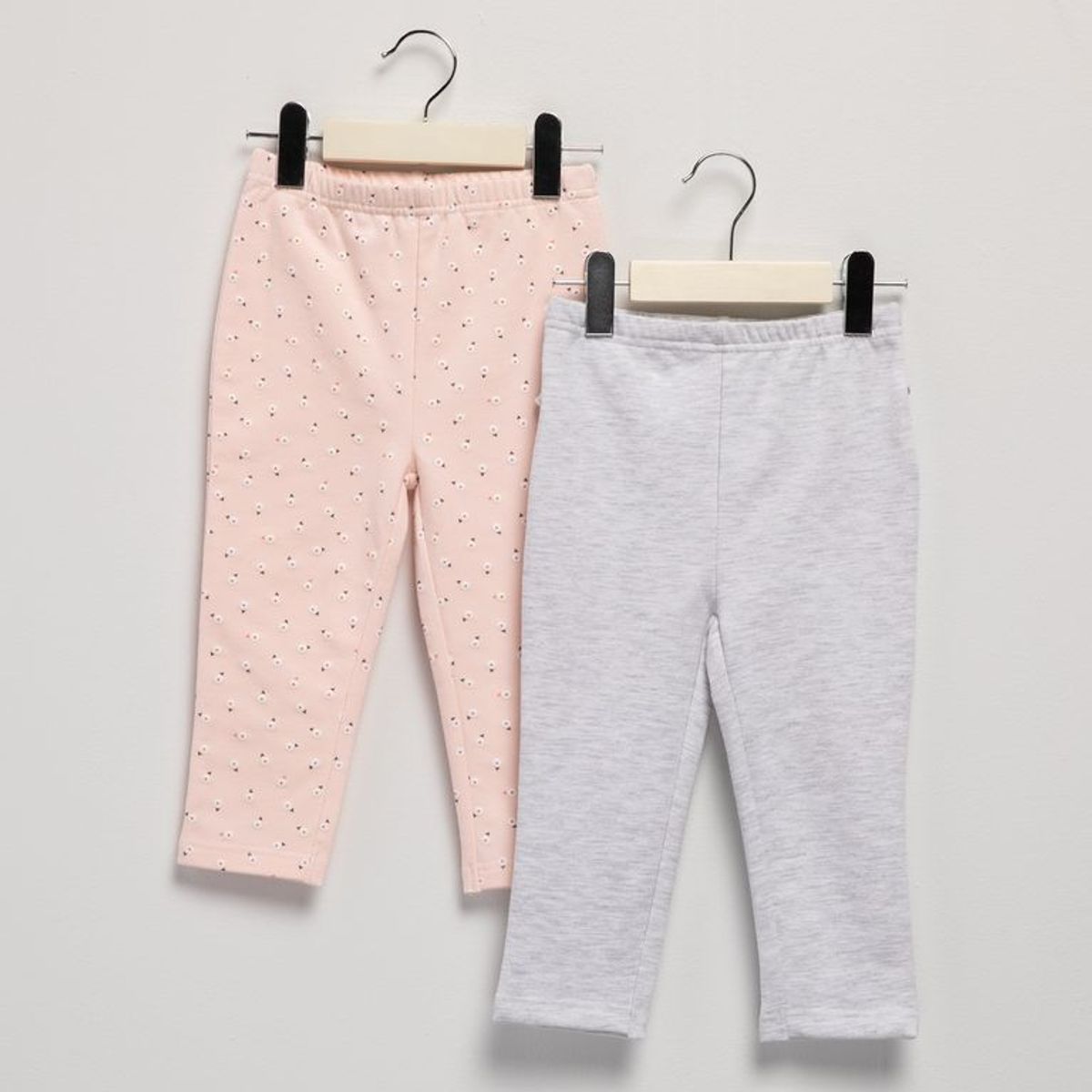 YAMP - Pantalón para Bebé niña Pack de 2 unidades de Algodón Yamp