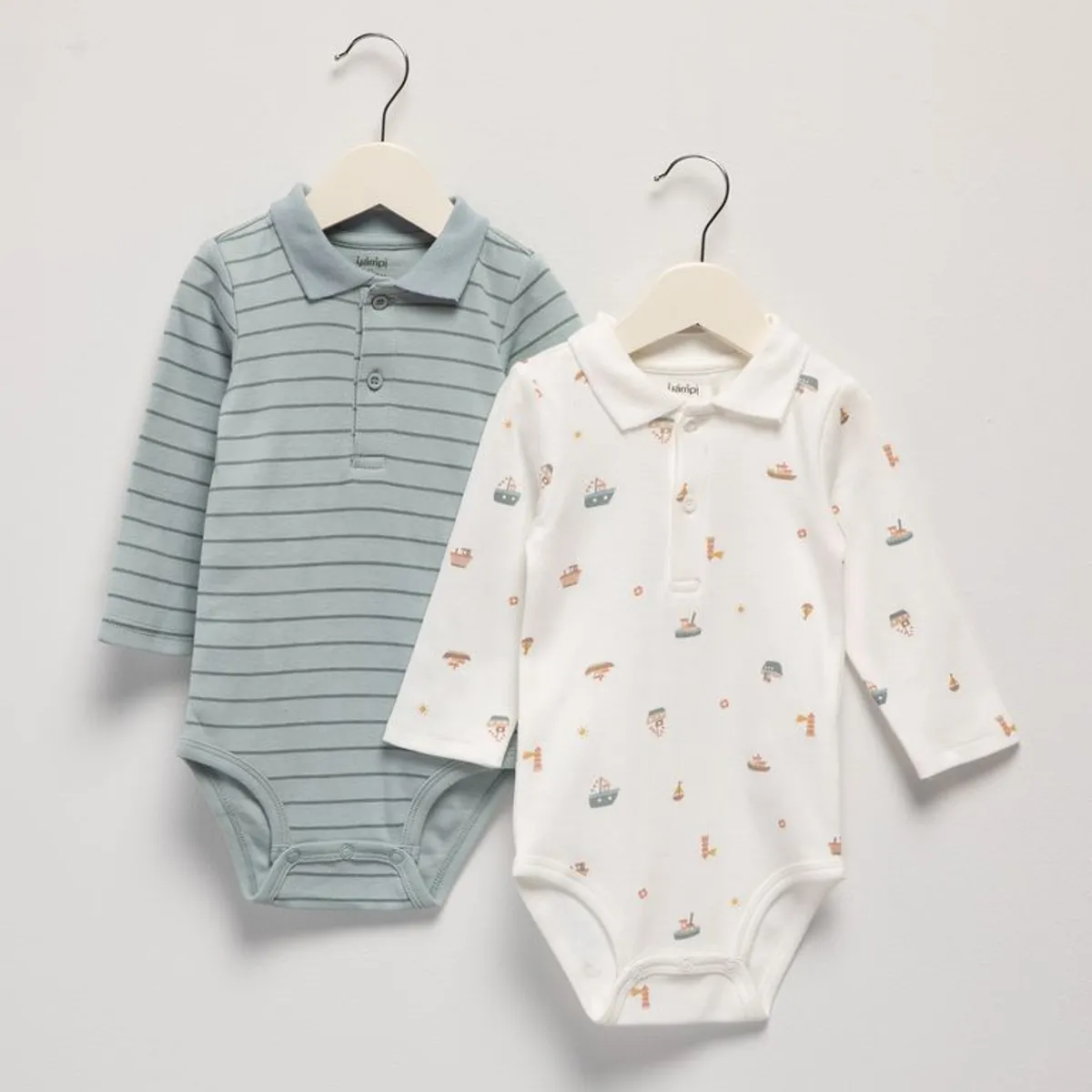 YAMP - Bodies para Bebé niño Pack de 2 unidades de Algodón Yamp