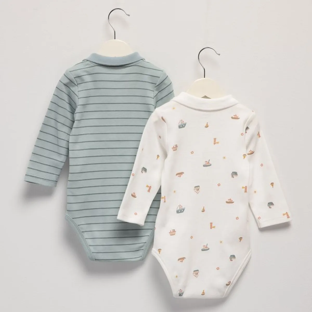 YAMP - Bodies para Bebé niño Pack de 2 unidades de Algodón Yamp