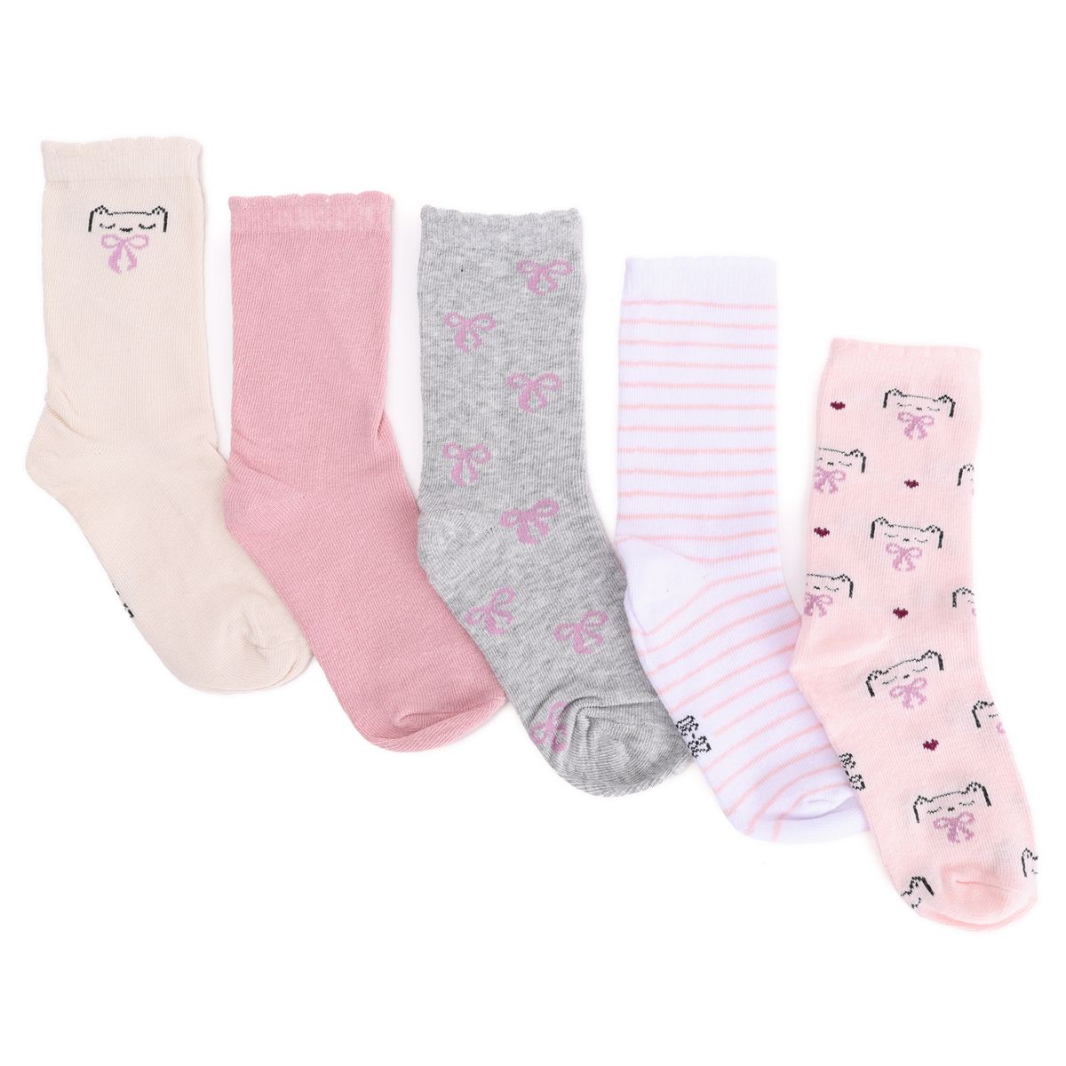 YAMP - Medias para Niña Medio Pack de 5 Yamp