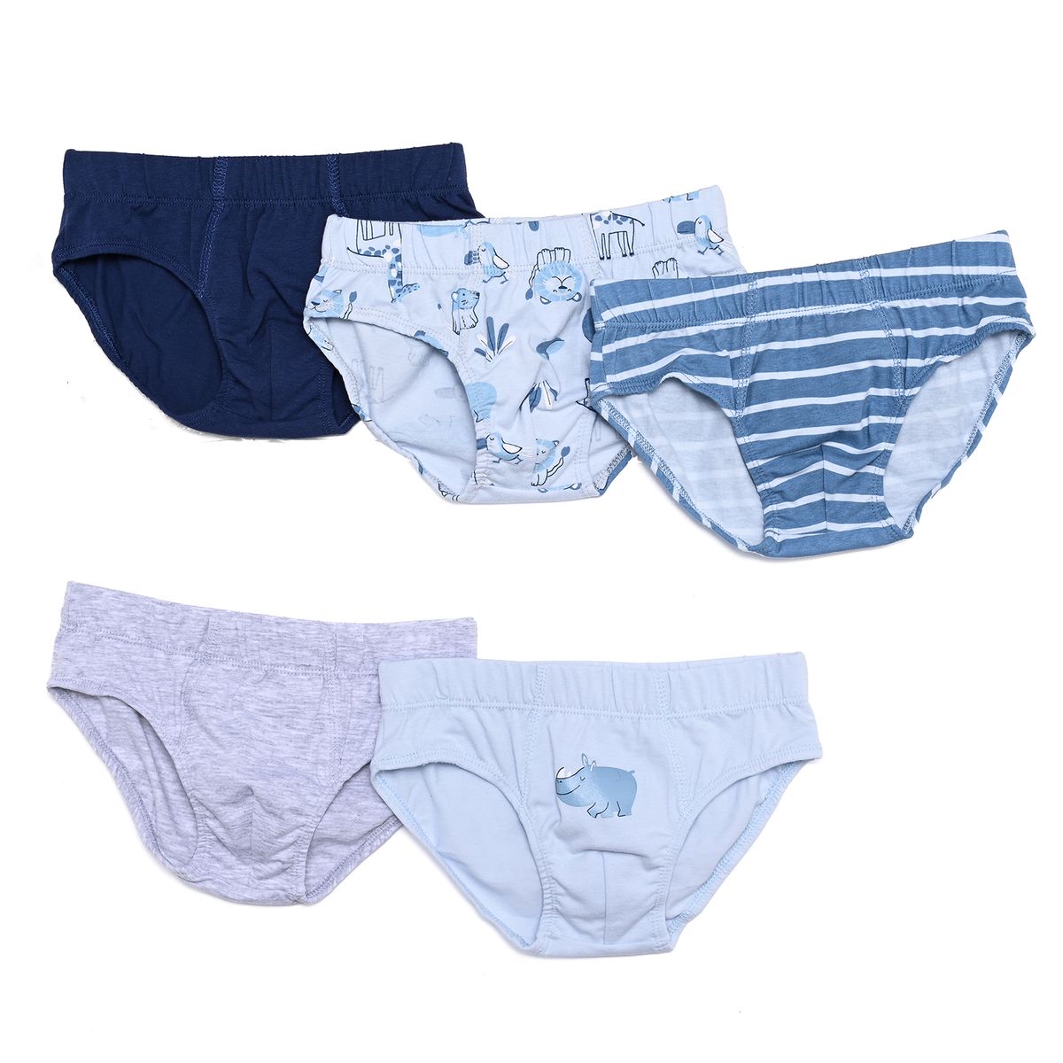 YAMP - Calzoncillos para Niño Pack de 5 unidades de Algodón Yamp